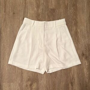 Aritzia White Effortless Shorts